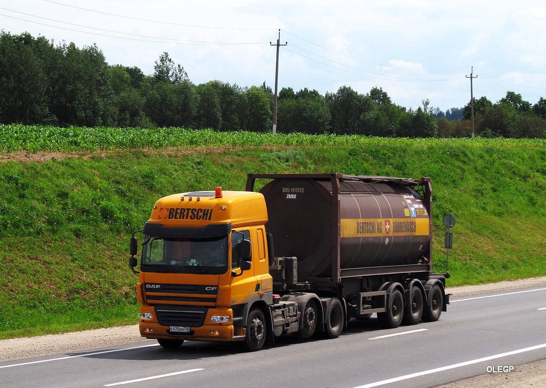 Московская область, № Е 470 ОН 750 — DAF CF85 FTG