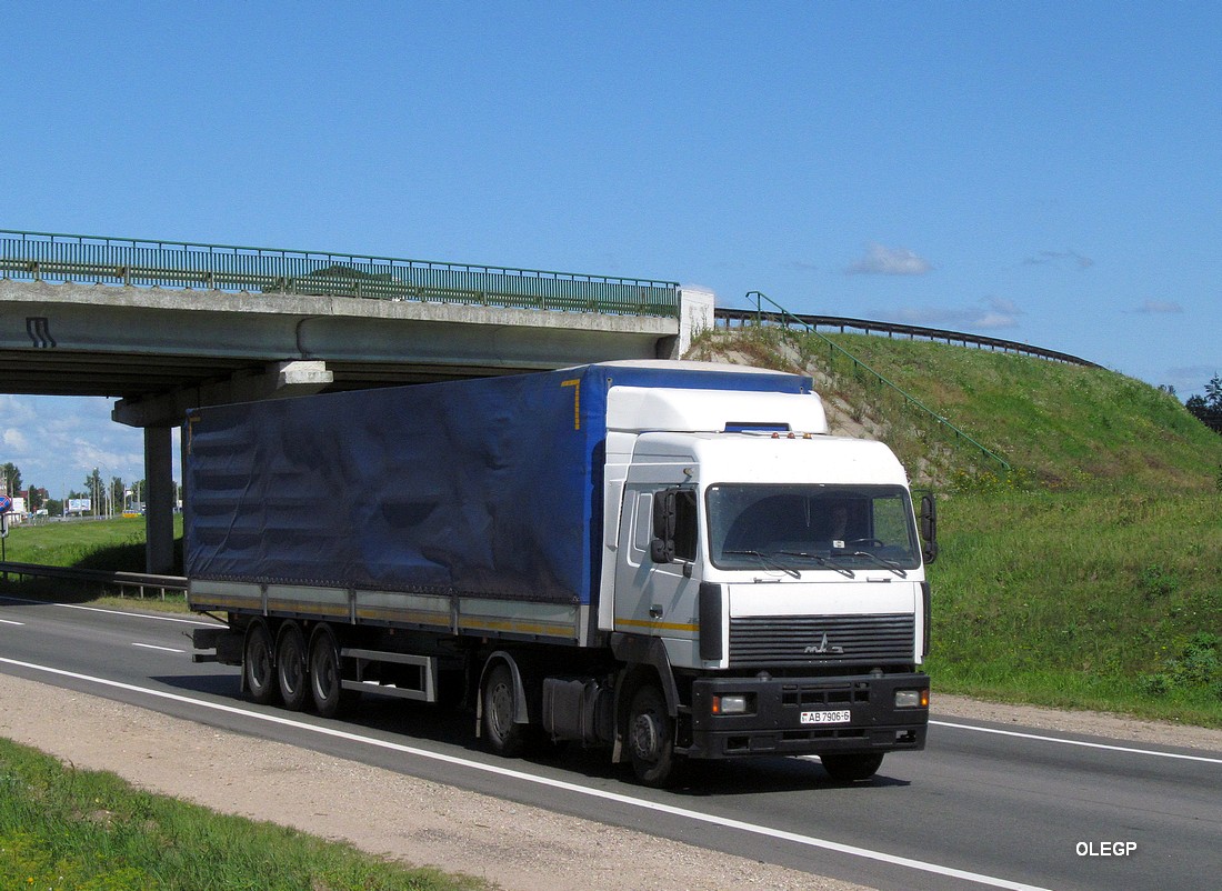 Могилёвская область, № АВ 7906-6 — МАЗ-5440 (общая модель)