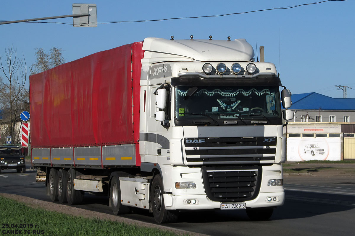 Могилёвская область, № АІ 7269-6 — DAF XF105 FT