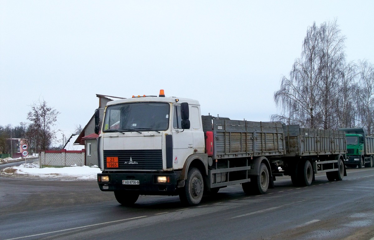 Могилёвская область, № АВ 8756-6 — МАЗ-5336 (общая модель)