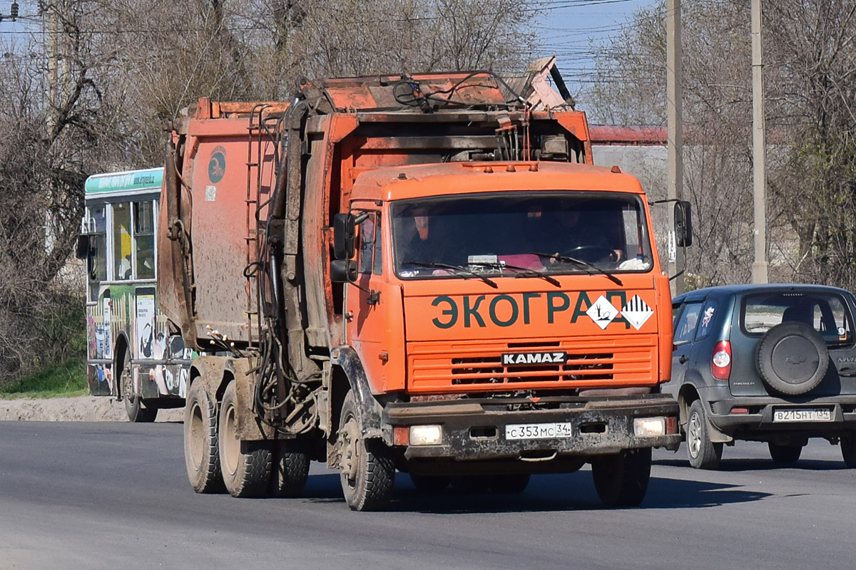 Волгоградская область, № С 353 МС 34 — КамАЗ-53215-15 [53215R]