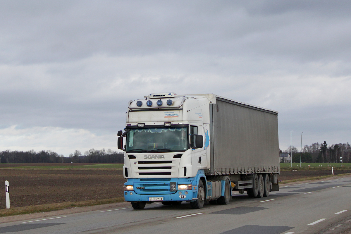 Литва, № JGN 714 — Scania ('2004) R420