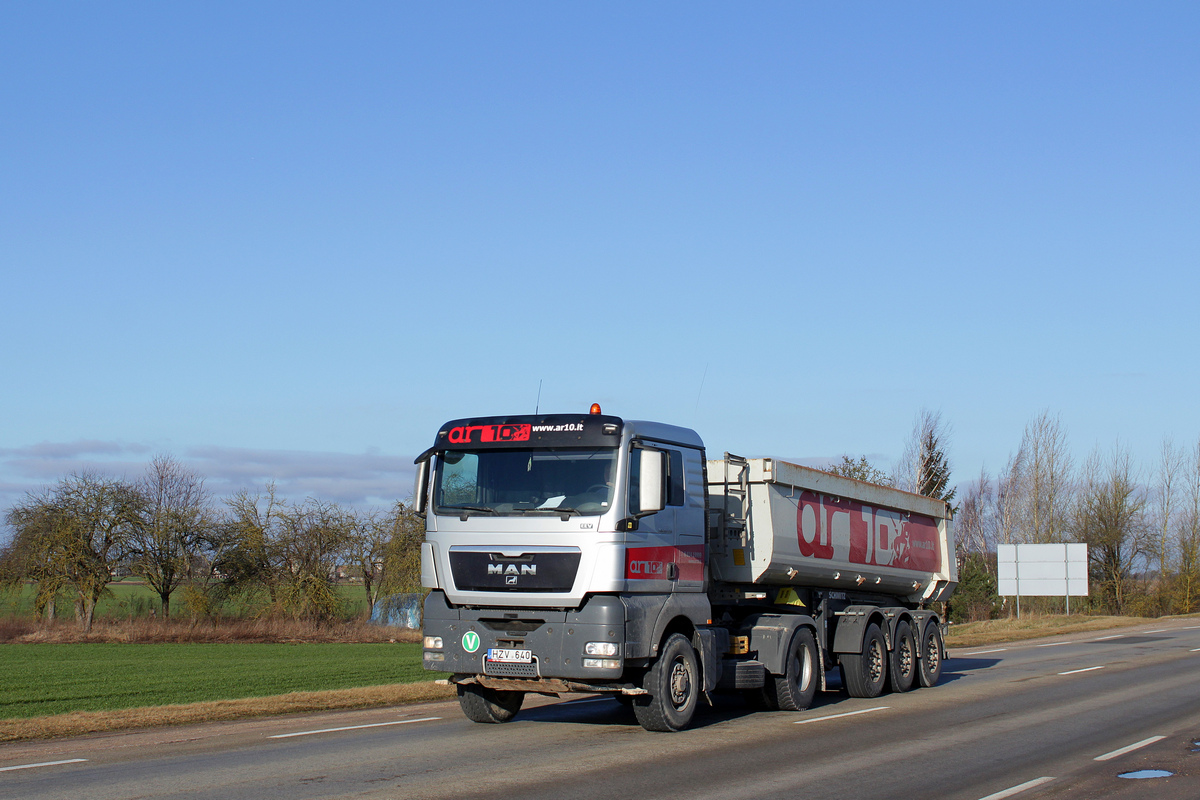 Литва, № HZV 640 — MAN TGX ('2007) 18.440