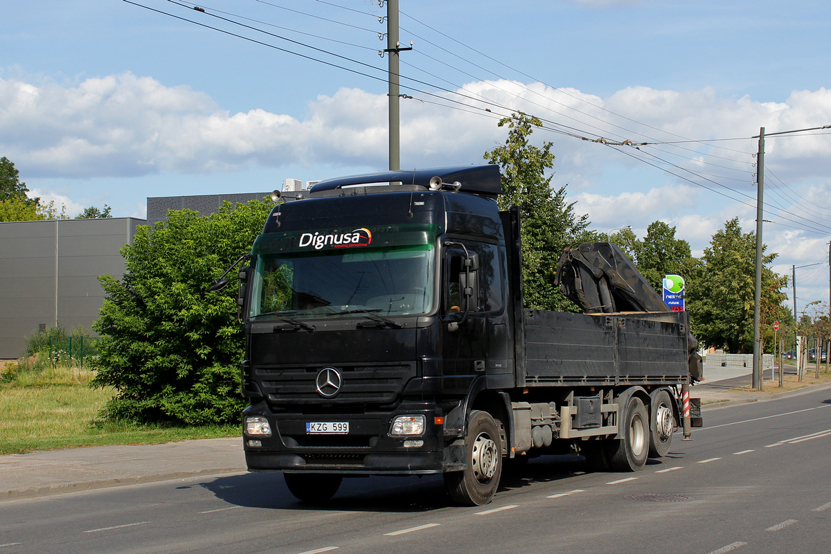 Литва, № KZG 599 — Mercedes-Benz Actros ('2003)