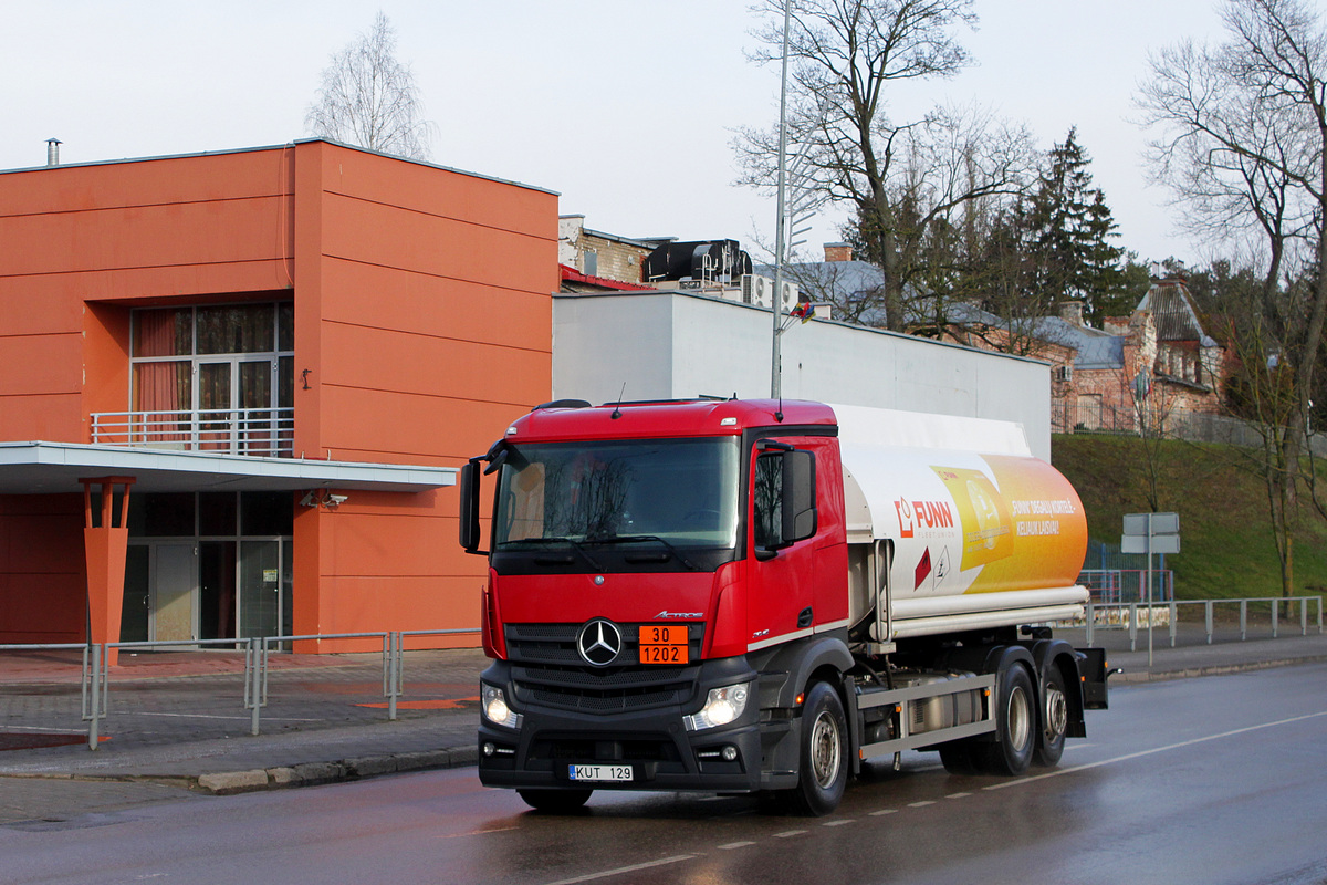 Литва, № KUT 129 — Mercedes-Benz Actros ('2011) 2545