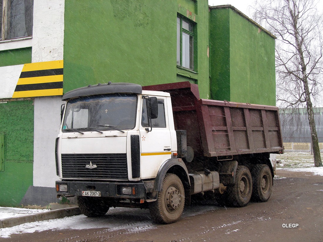 Витебская область, № АК 2087-2 — МАЗ-5516 (общая модель)