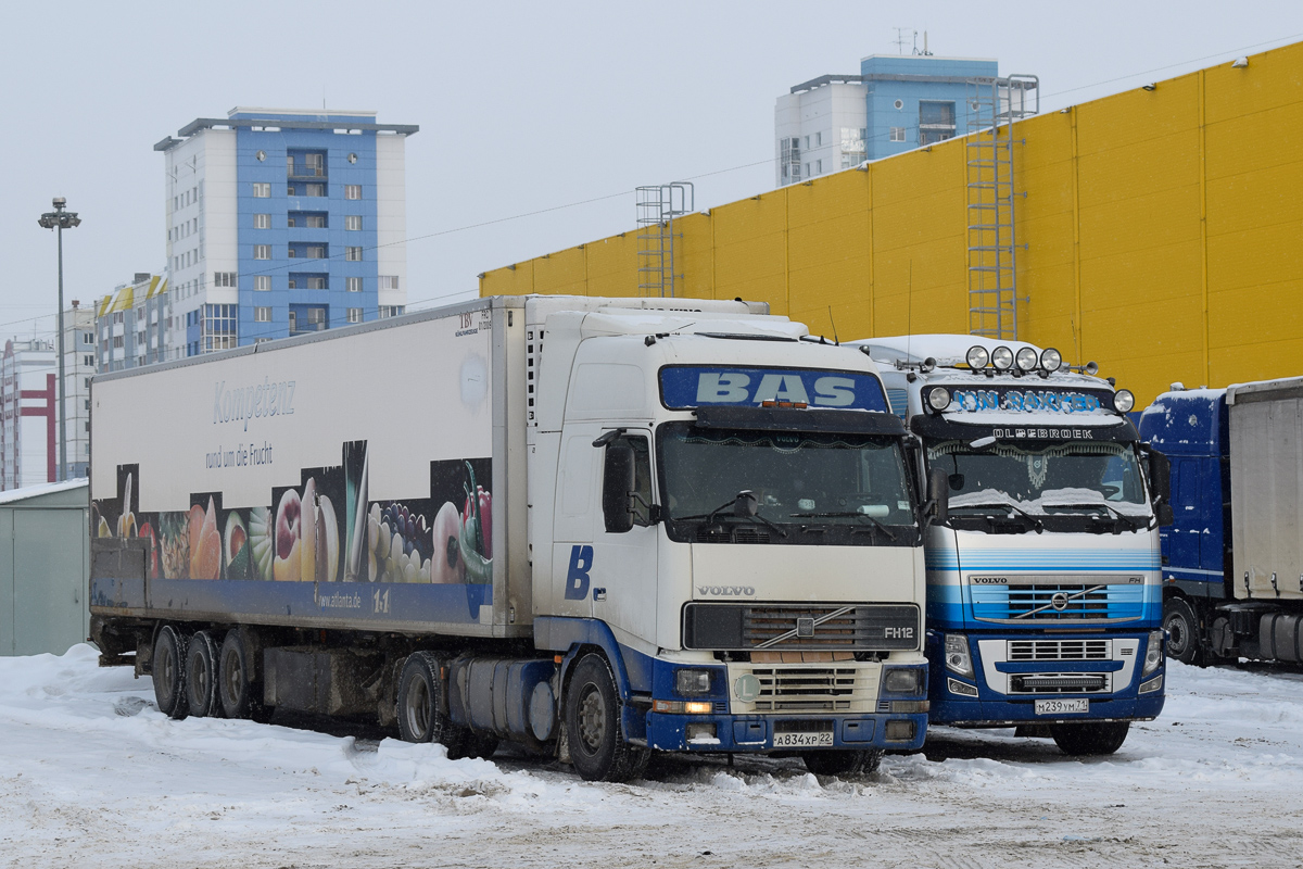 Алтайский край, № А 834 ХР 22 — Volvo ('1993) FH12.420