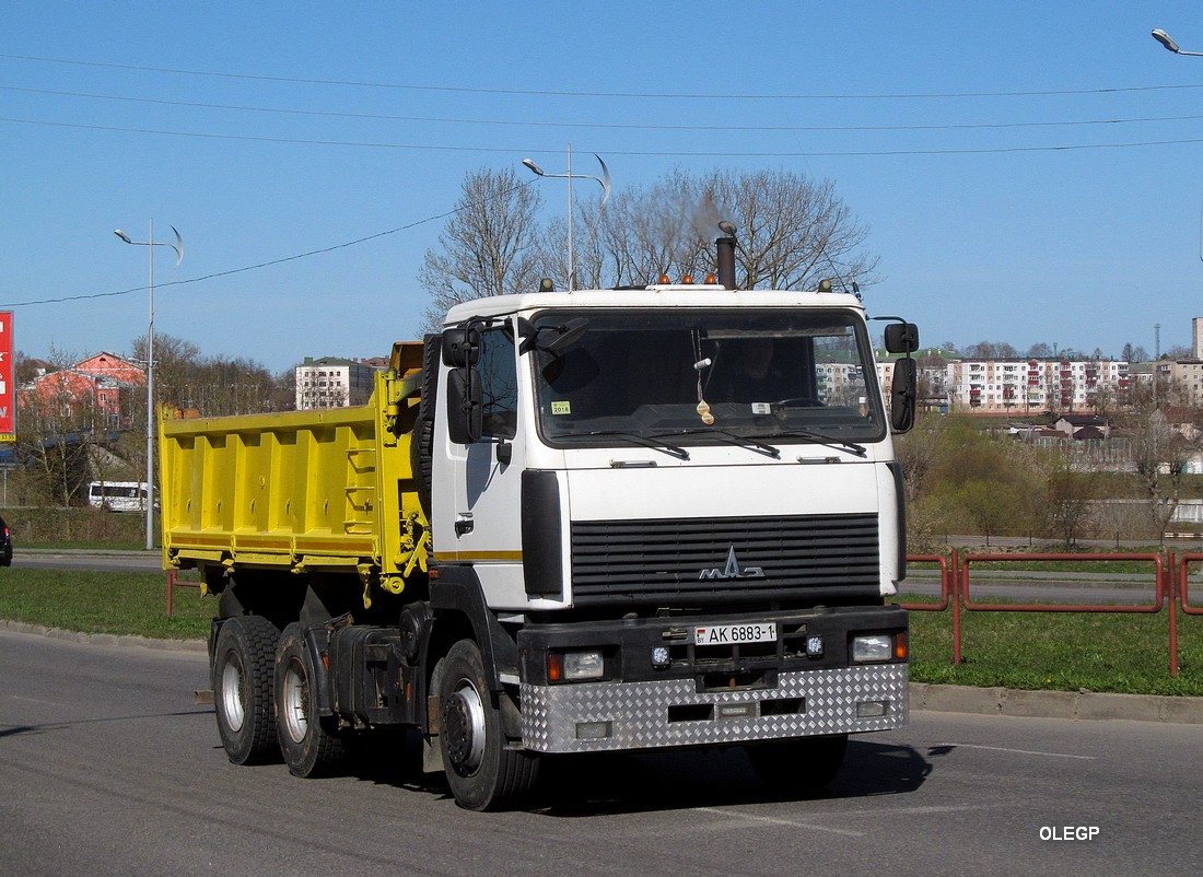 Брестская область, № АК 6883-1 — МАЗ-6501 (общая модель)