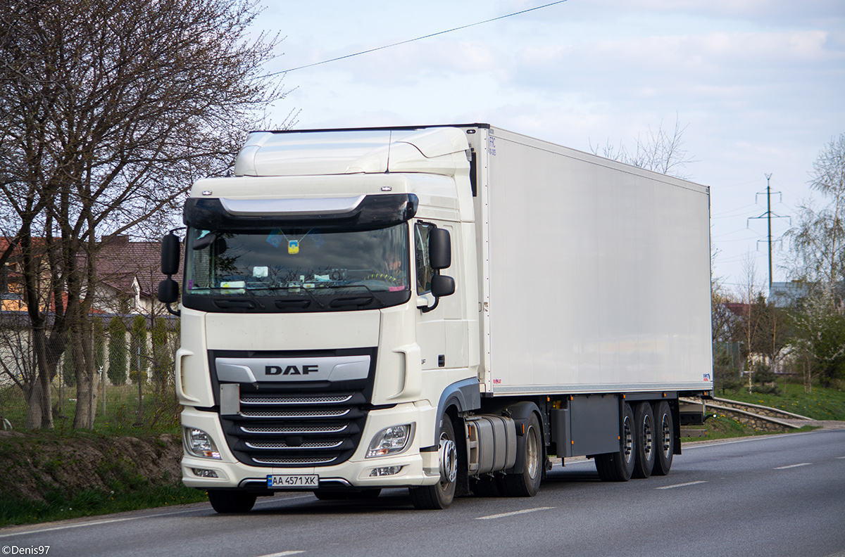 Киев, № АА 4571 ХК — DAF XF Euro6 FT