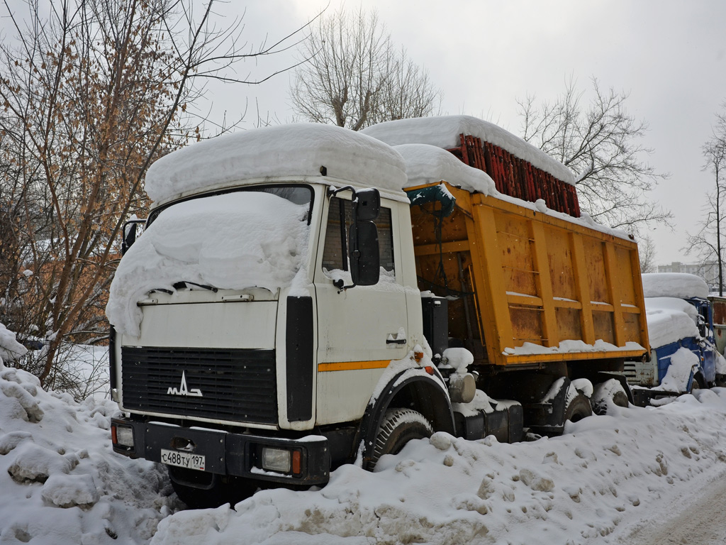 Москва, № С 488 ТУ 197 — МАЗ-5516A5