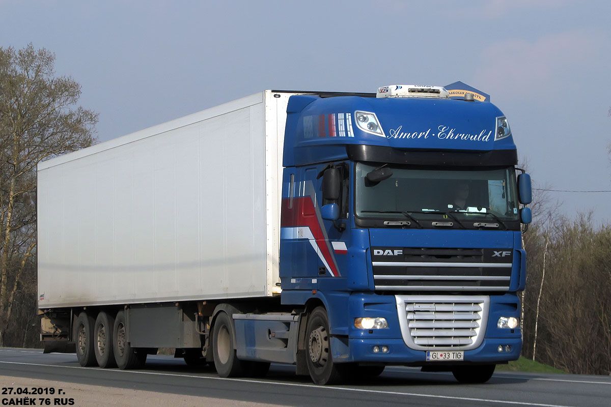 Румыния, № GL 33 TIG — DAF XF105 FT