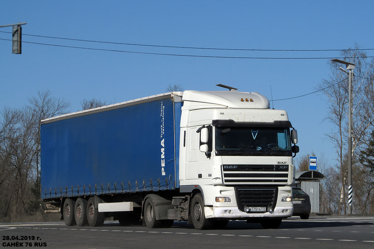 Москва, № А 775 ТА 777 — DAF XF105 FT