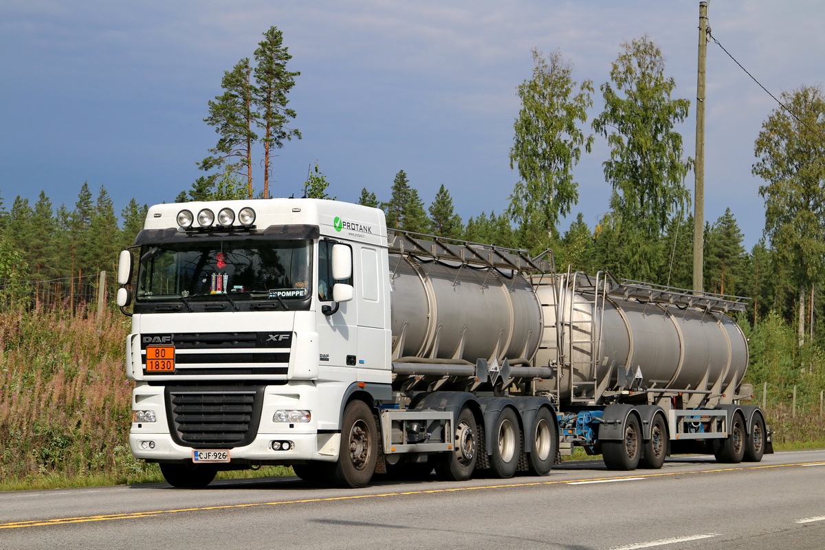 Финляндия, № CJF-926 — DAF XF105 FAM