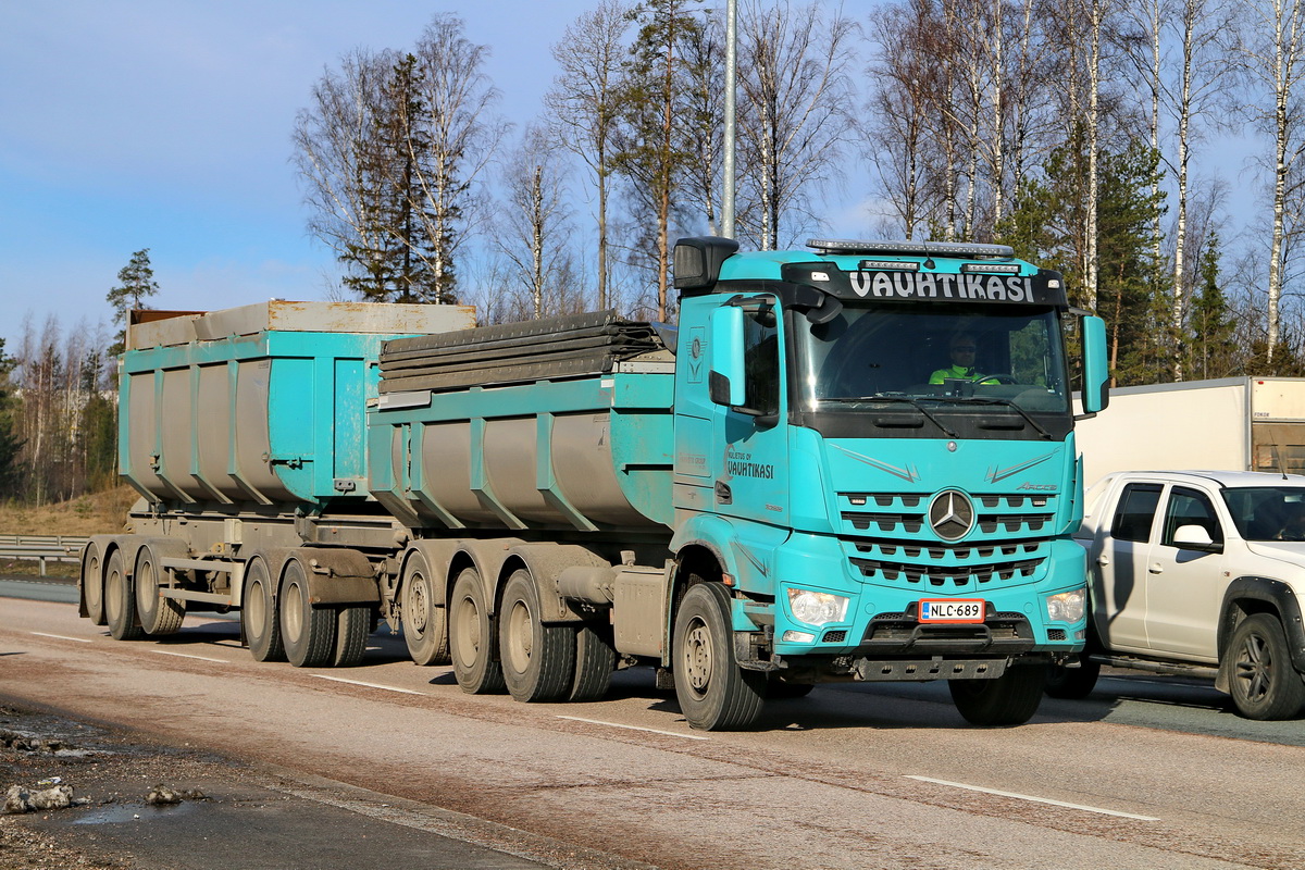 Финляндия, № NLC-689 — Mercedes-Benz Arocs (общ.м)