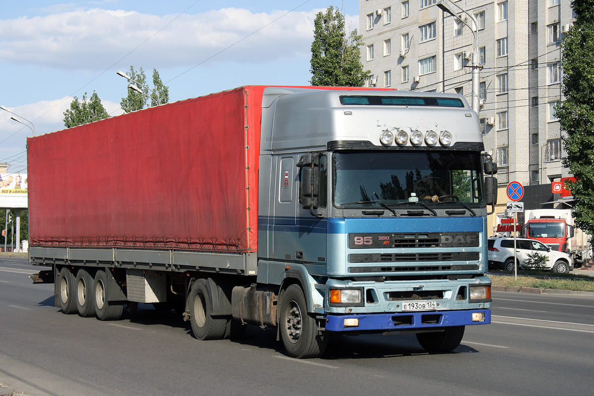 Волгоградская область, № Е 193 ОВ 134 — DAF 95 FT