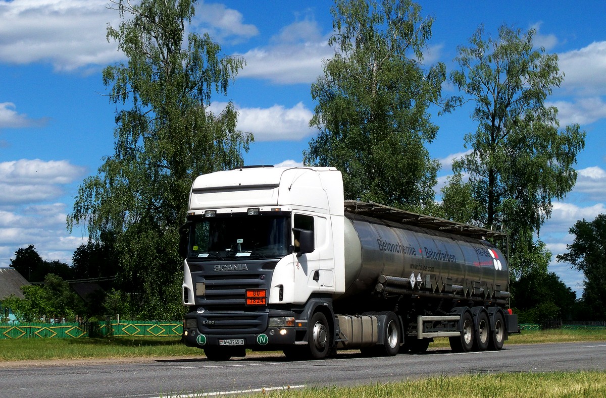 Гомельская область, № АМ 3265-3 — Scania ('2004) R480