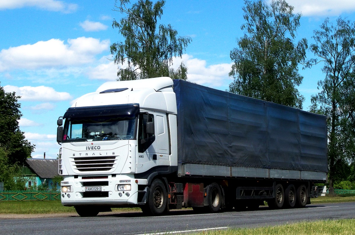 Гомельская область, № АМ 3129-3 — IVECO Stralis ('2012) 430