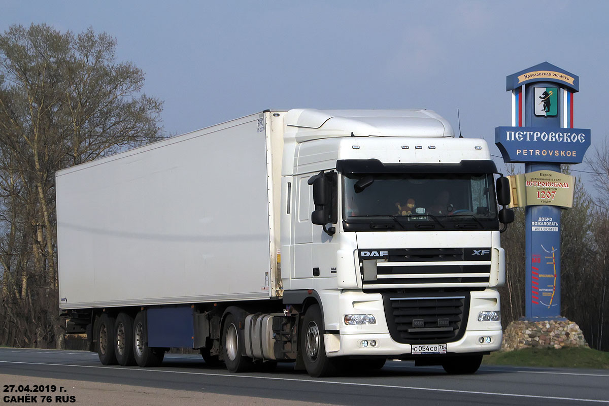 Ярославская область, № С 054 СО 76 — DAF XF105 FT