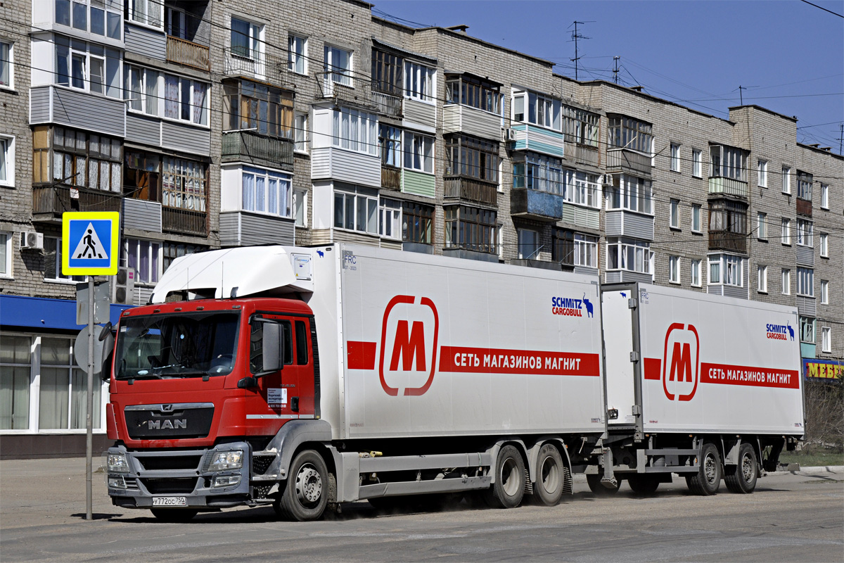 Московская область, № У 772 ОС 750 — MAN TGS ('2007) 28.360