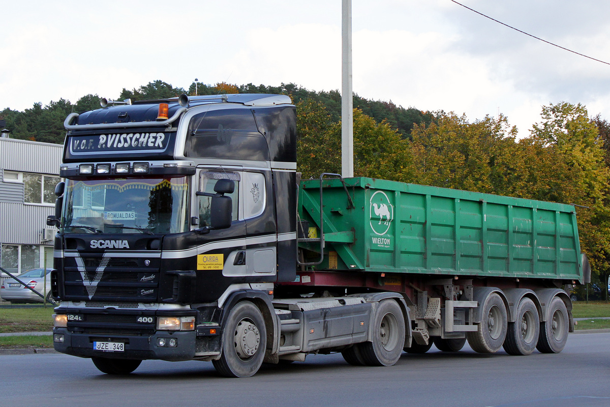 Литва, № JZE 348 — Scania ('1996) R124L