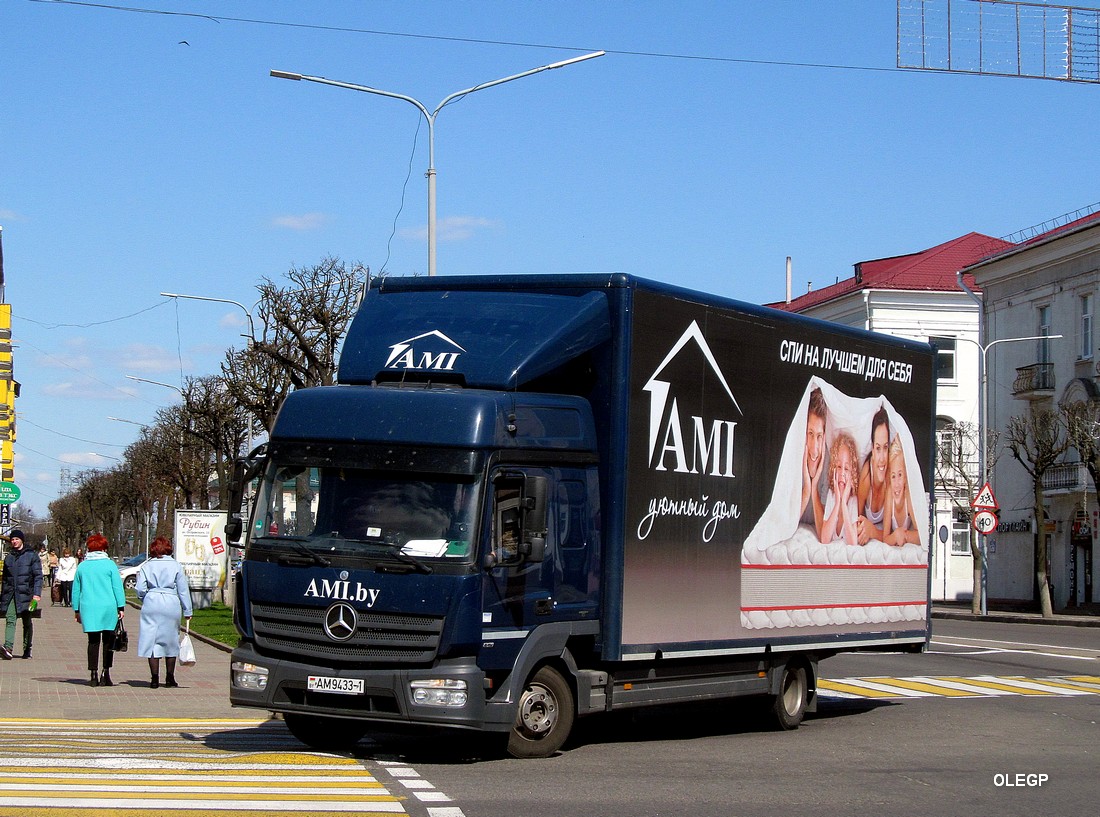 Брестская область, № АМ 9433-1 — Mercedes-Benz Atego (общ.м)