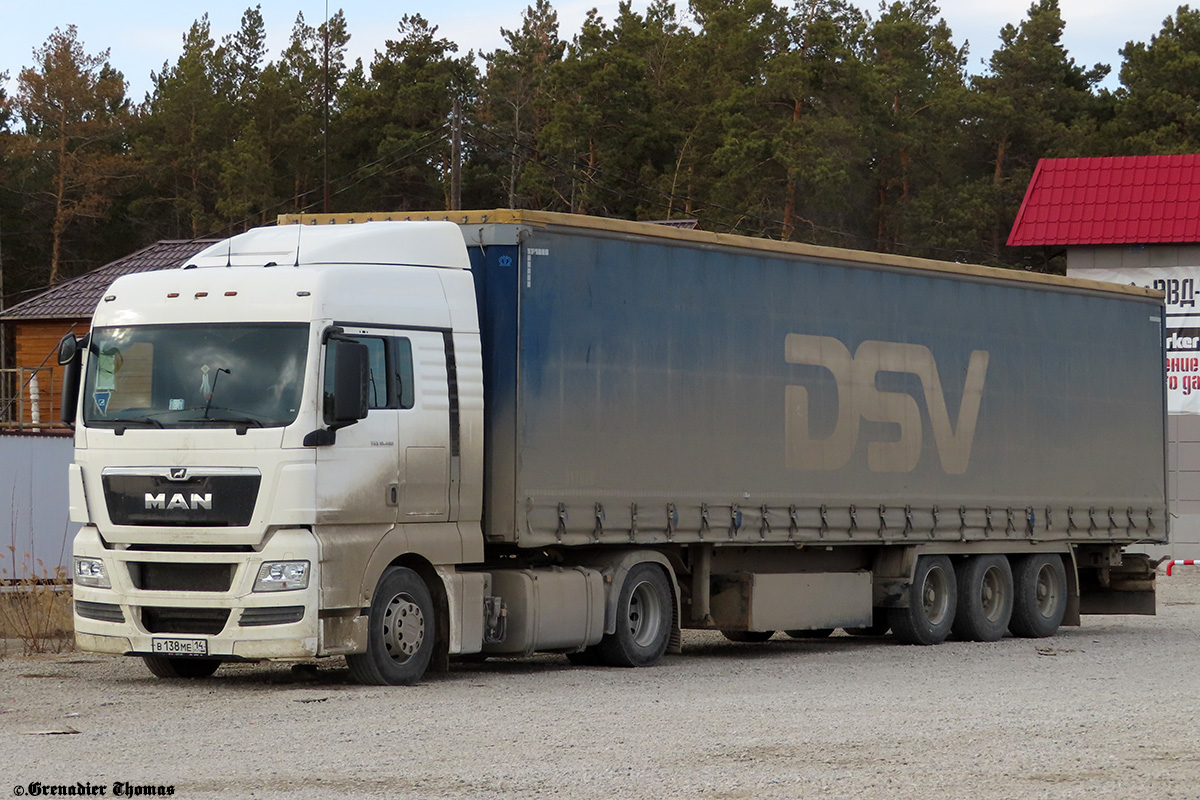 Саха (Якутия), № В 138 МЕ 14 — MAN TGX ('2007) 18.480