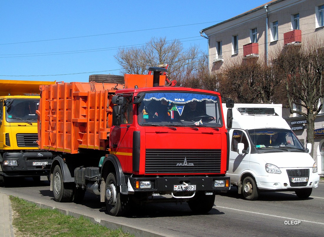 Витебская область, № АК 8383-2 — МАЗ-5337 (общая модель)