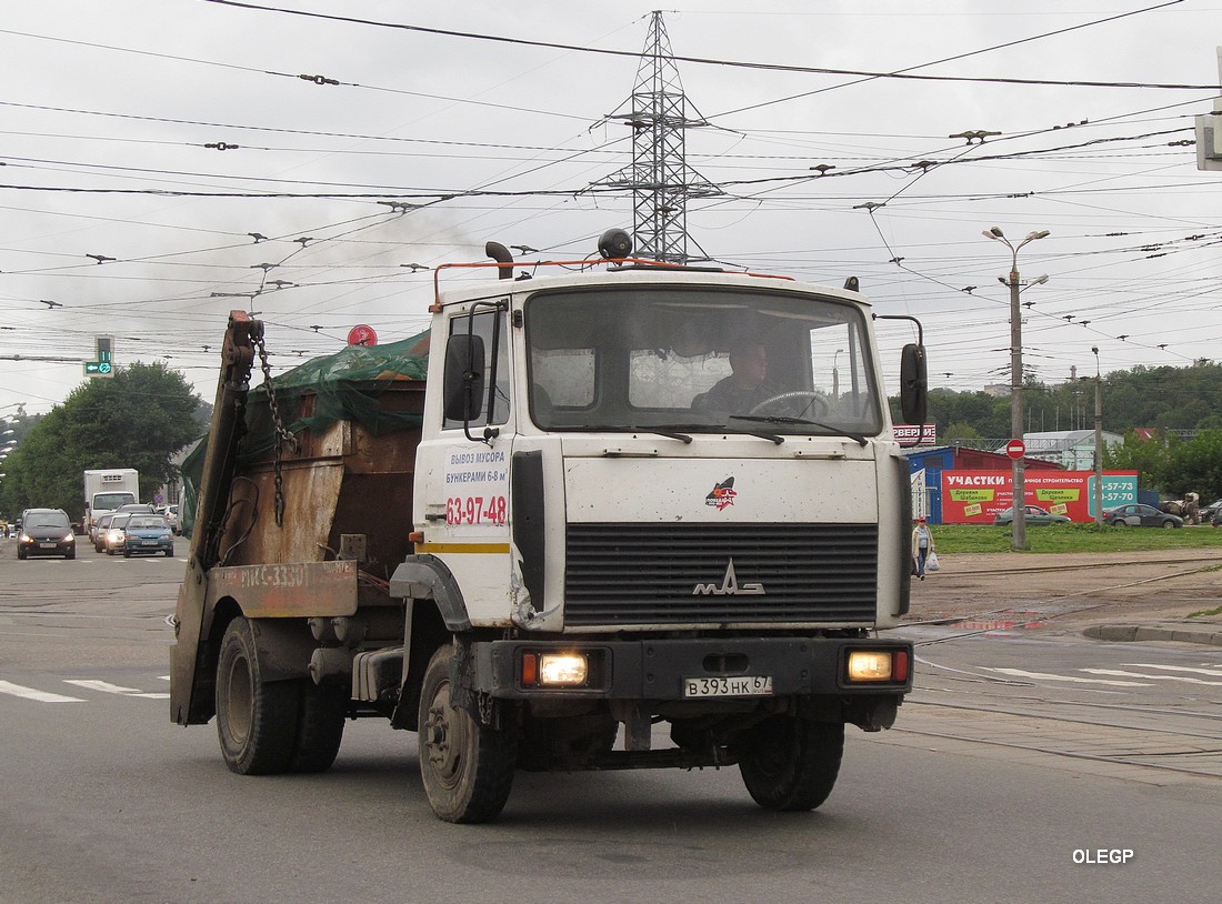 Смоленская область, № В 393 НК 67 — МАЗ-4380P2