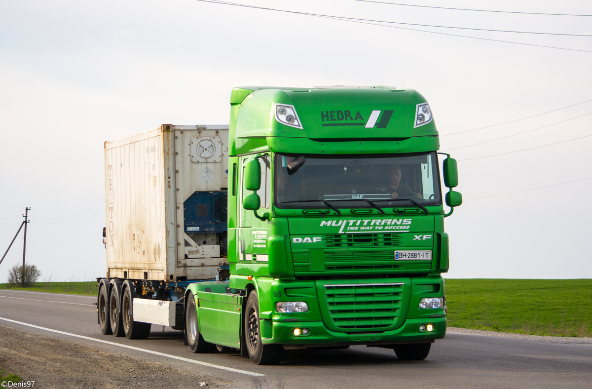 Одесская область, № ВН 2881 ІТ — DAF XF105 FTP