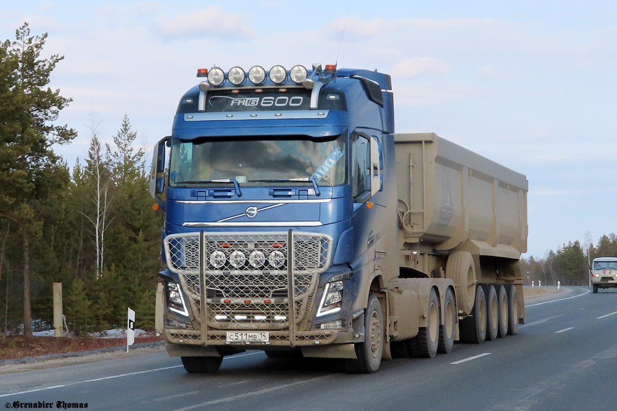 Саха (Якутия), № С 511 МВ 14 — Volvo ('2012) FH16.600