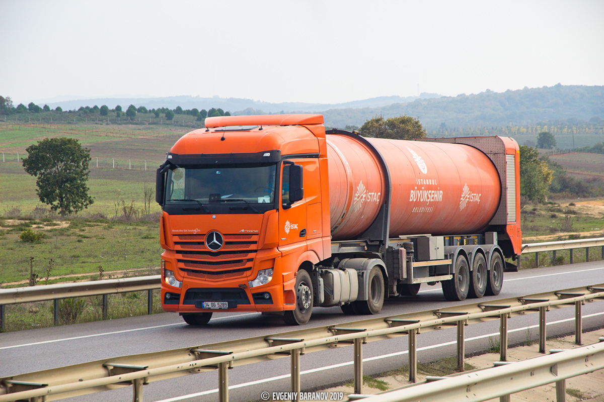 Турция, № 34 DG 5289 — Mercedes-Benz Actros ('2011) 1845