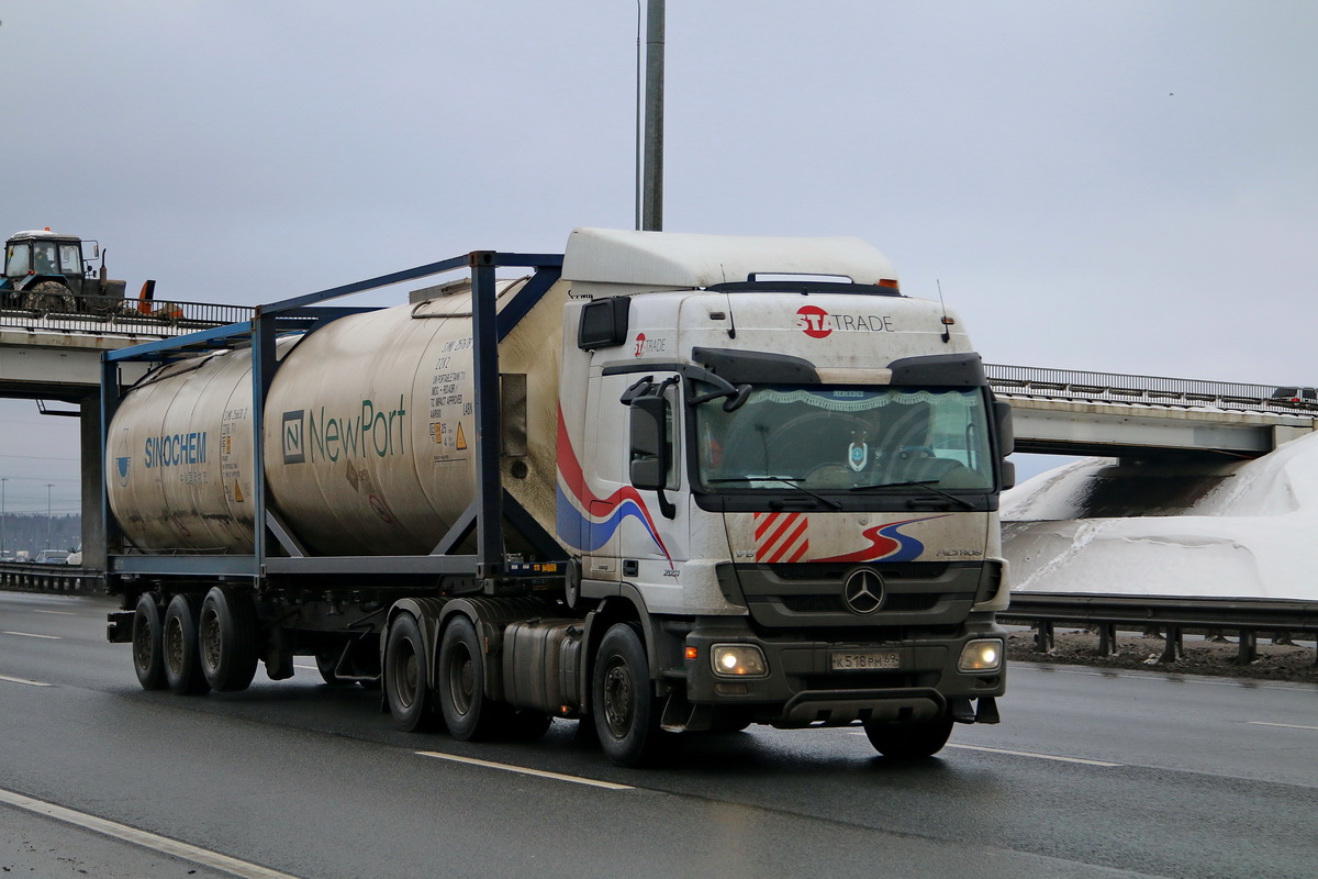 Тверская область, № К 518 РМ 69 — Mercedes-Benz Actros ('2009)