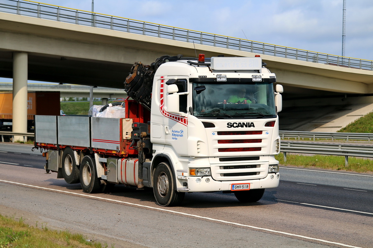 Финляндия, № GMV-518 — Scania ('2004, общая модель)