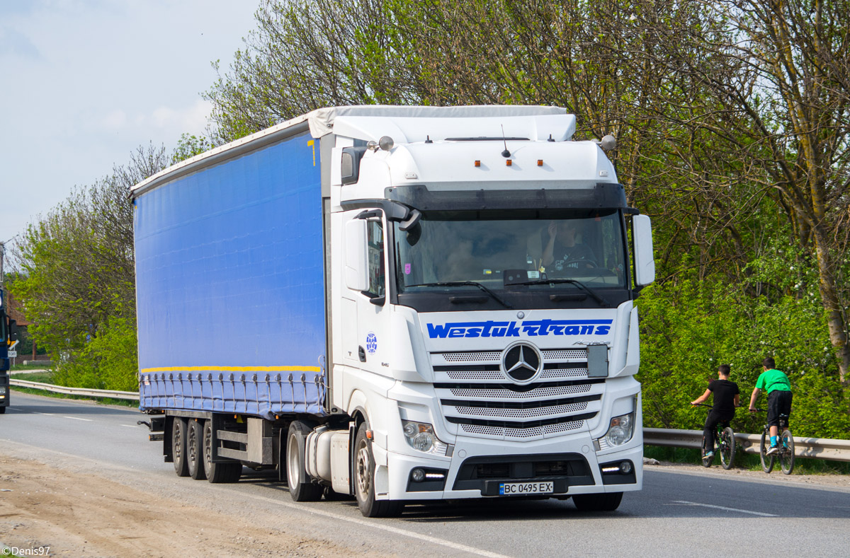 Львовская область, № ВС 0495 ЕХ — Mercedes-Benz Actros ('2011) 1845