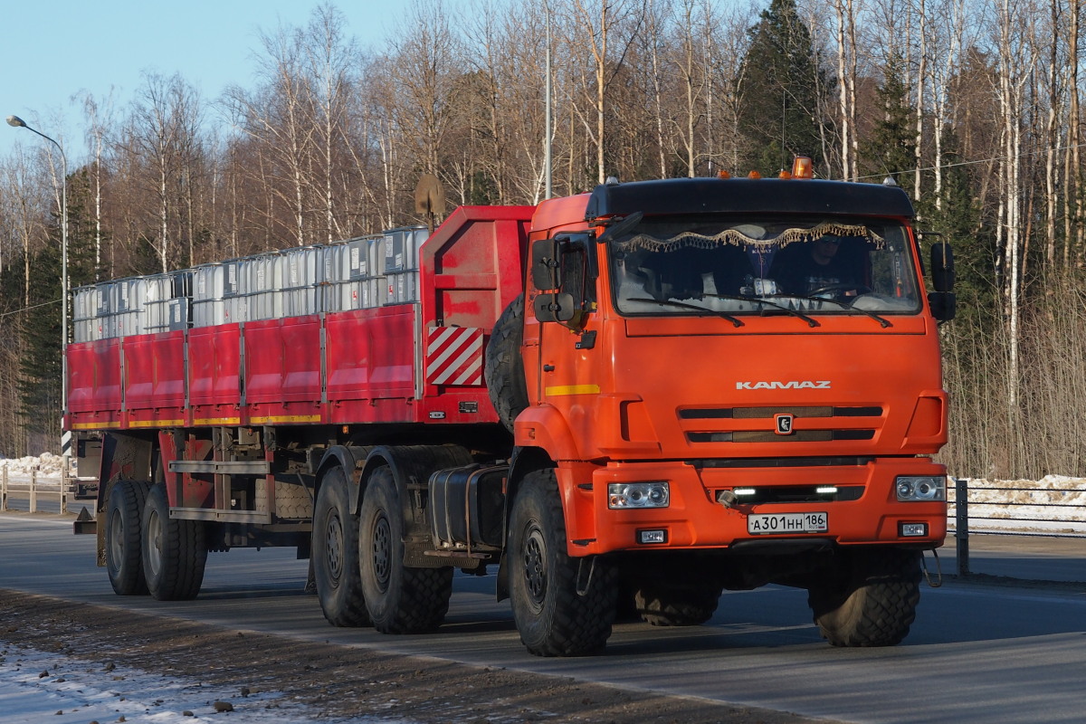 Ханты-Мансийский автоном.округ, № А 301 НН 186 — КамАЗ-43118-46