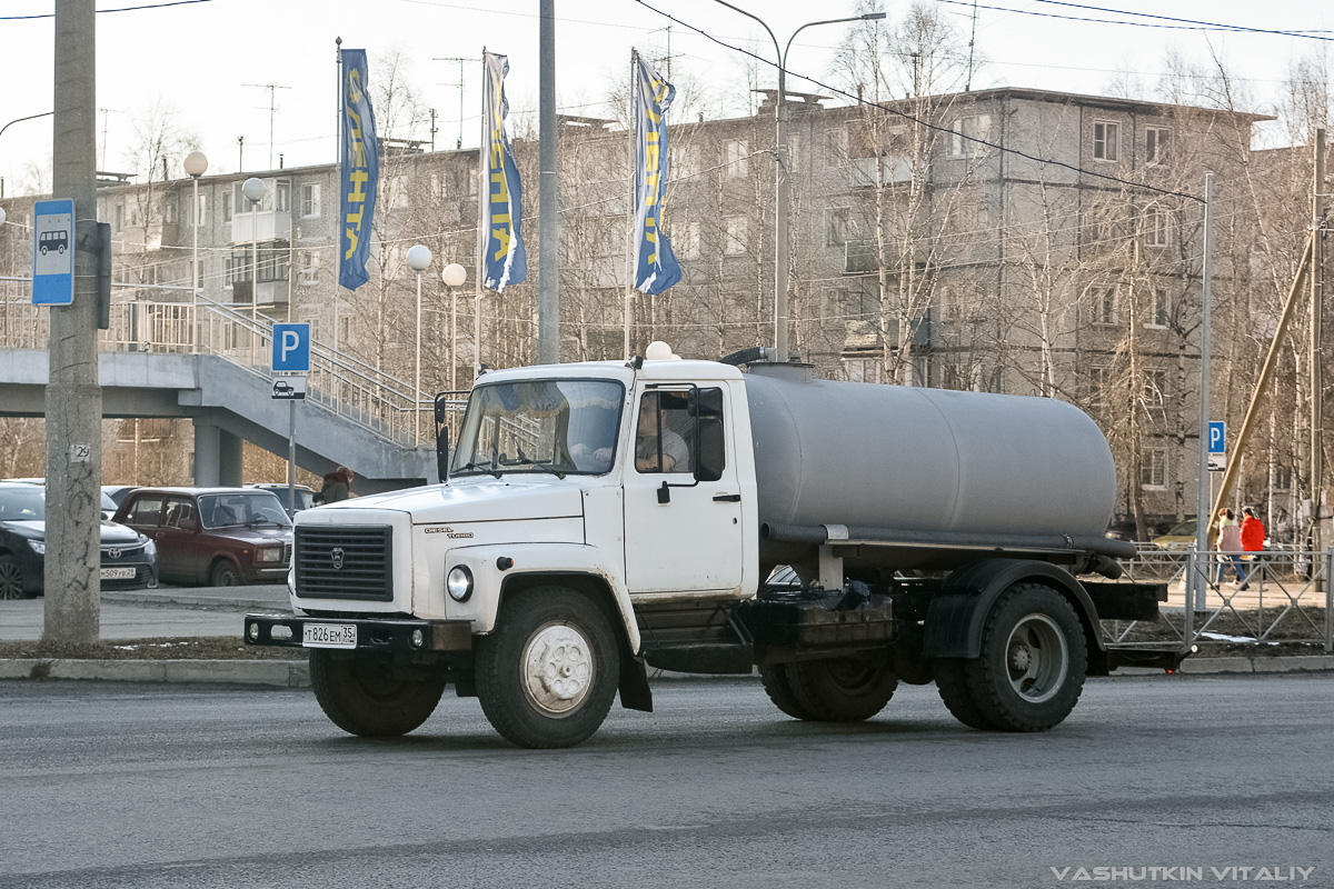 Вологодская область, № Т 826 ЕМ 35 — ГАЗ-3309