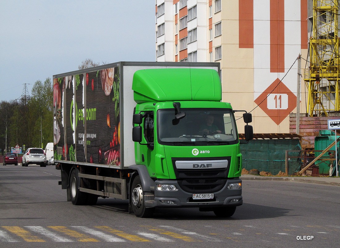 Минская область, № АС 5815-5 — DAF LF Euro6 FA