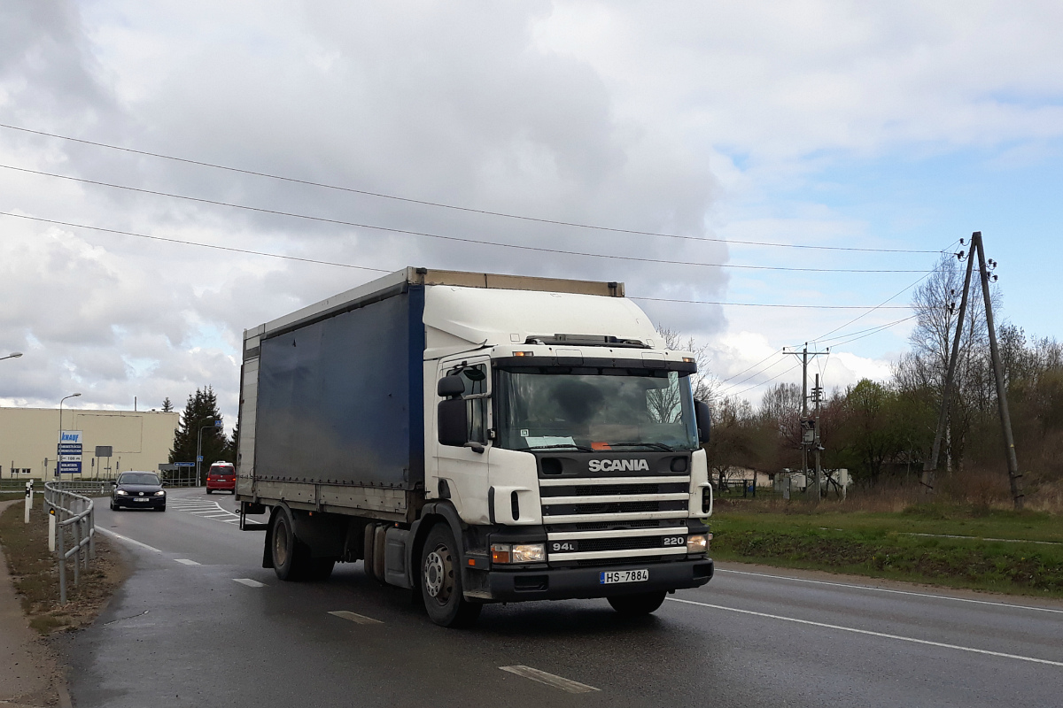 Латвия, № HS-7884 — Scania ('1996, общая модель)