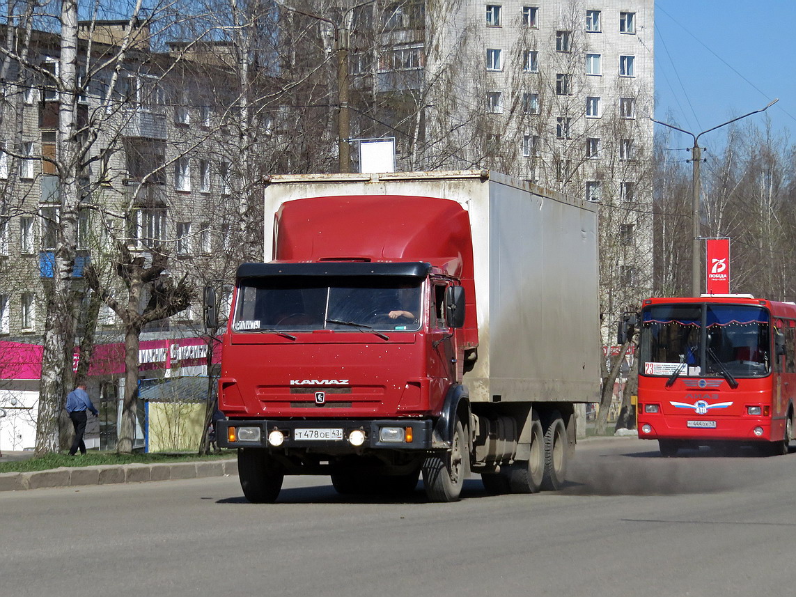 Кировская область, № Т 478 ОЕ 43 — КамАЗ-53212