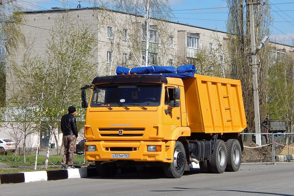 Ростовская область, № О 721 АР 761 — КамАЗ-65115 (общая модель)