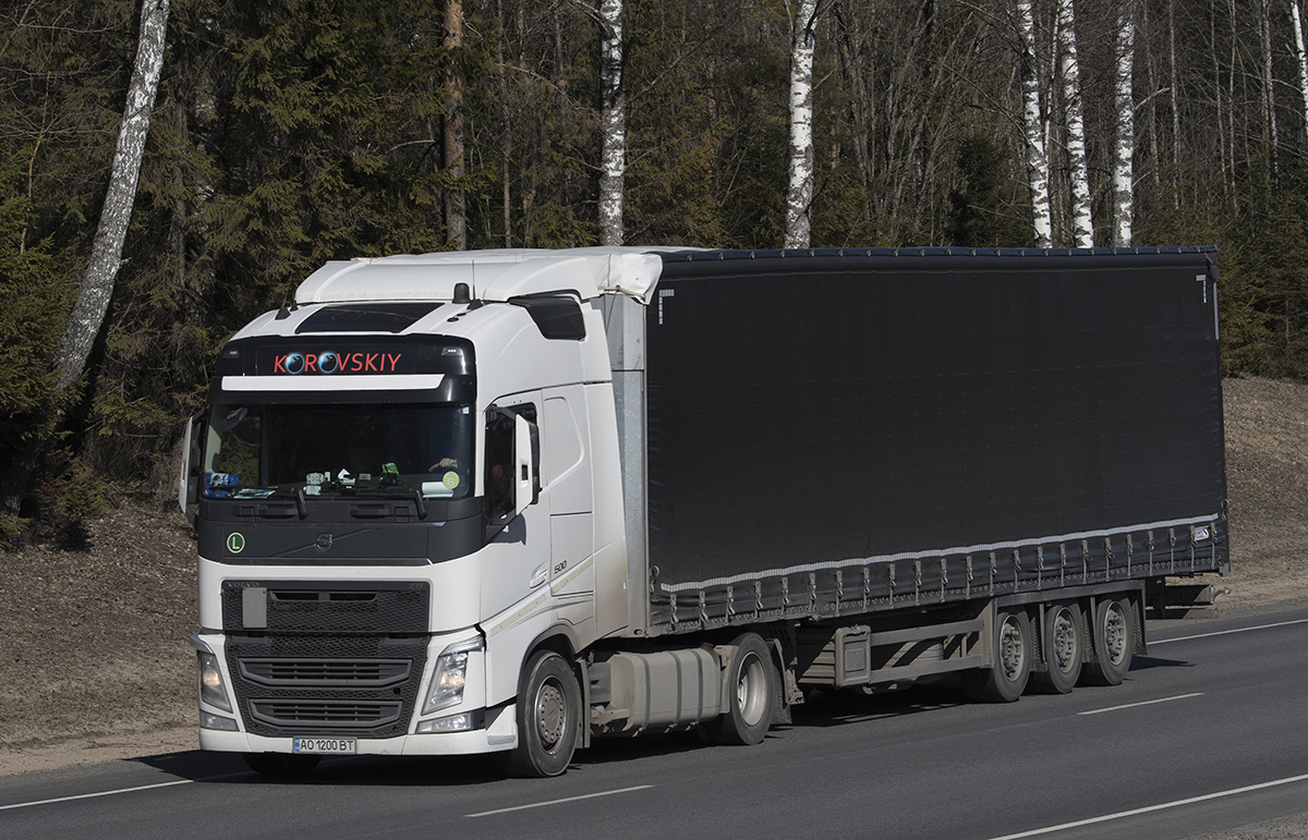 Закарпатская область, № АО 1200 ВТ — Volvo ('2012) FH.500