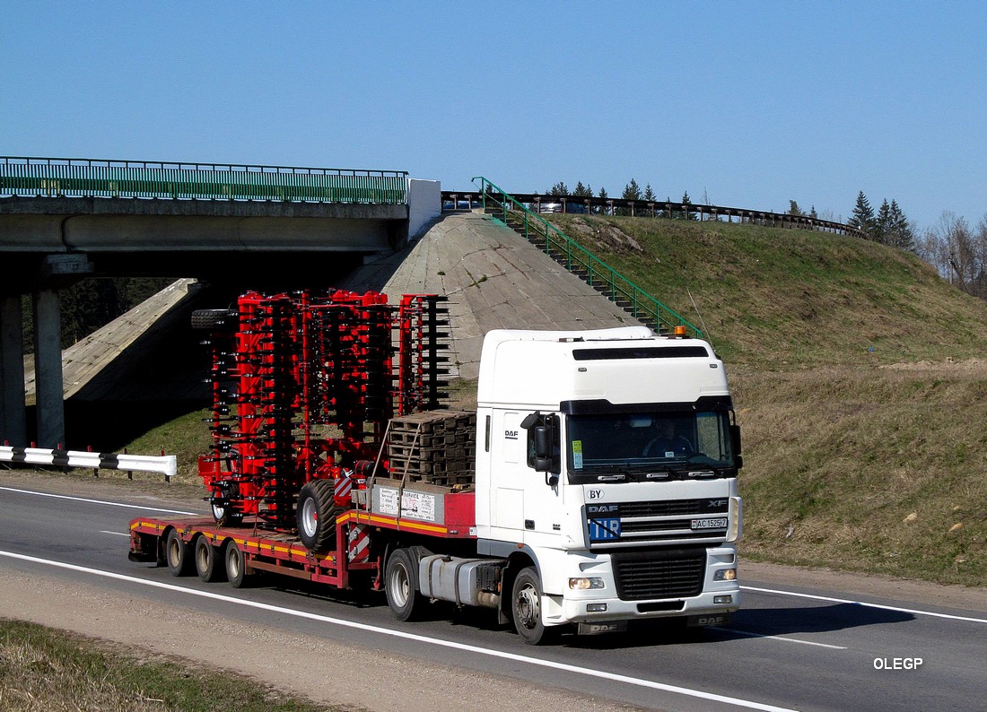 Минск, № АС 1525-7 — DAF XF95 FT