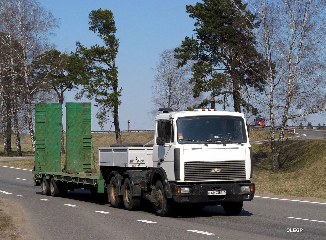 Витебская область, № АВ 2481-2 — МАЗ-6422 (общая модель)