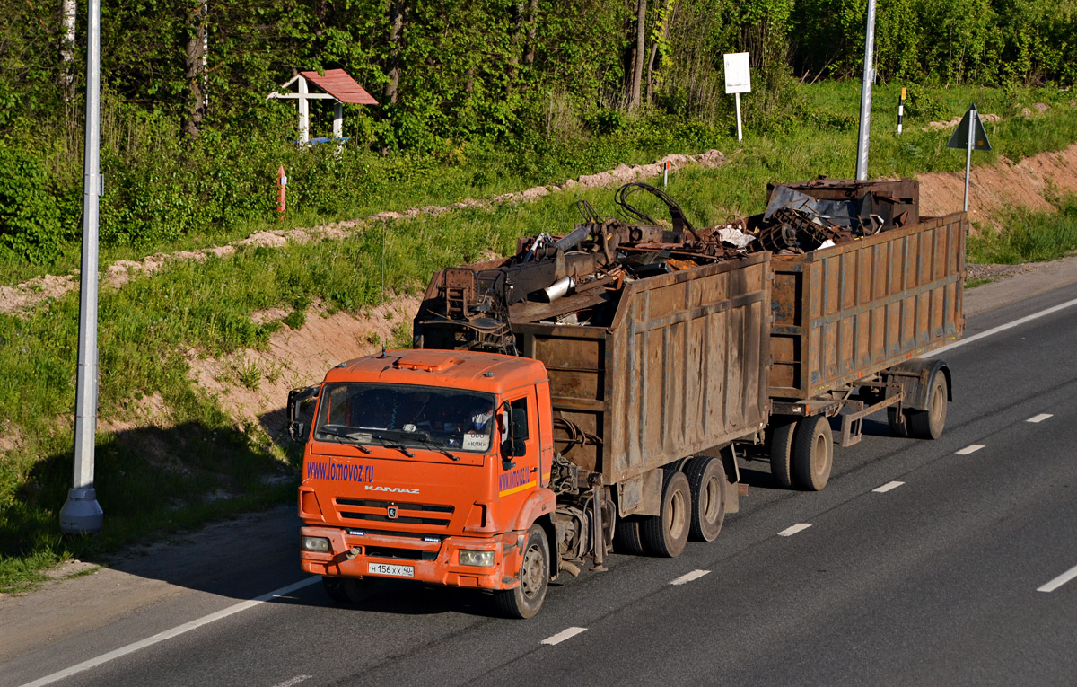 Калужская область, № Н 156 ХХ 40 — КамАЗ-65115-A4