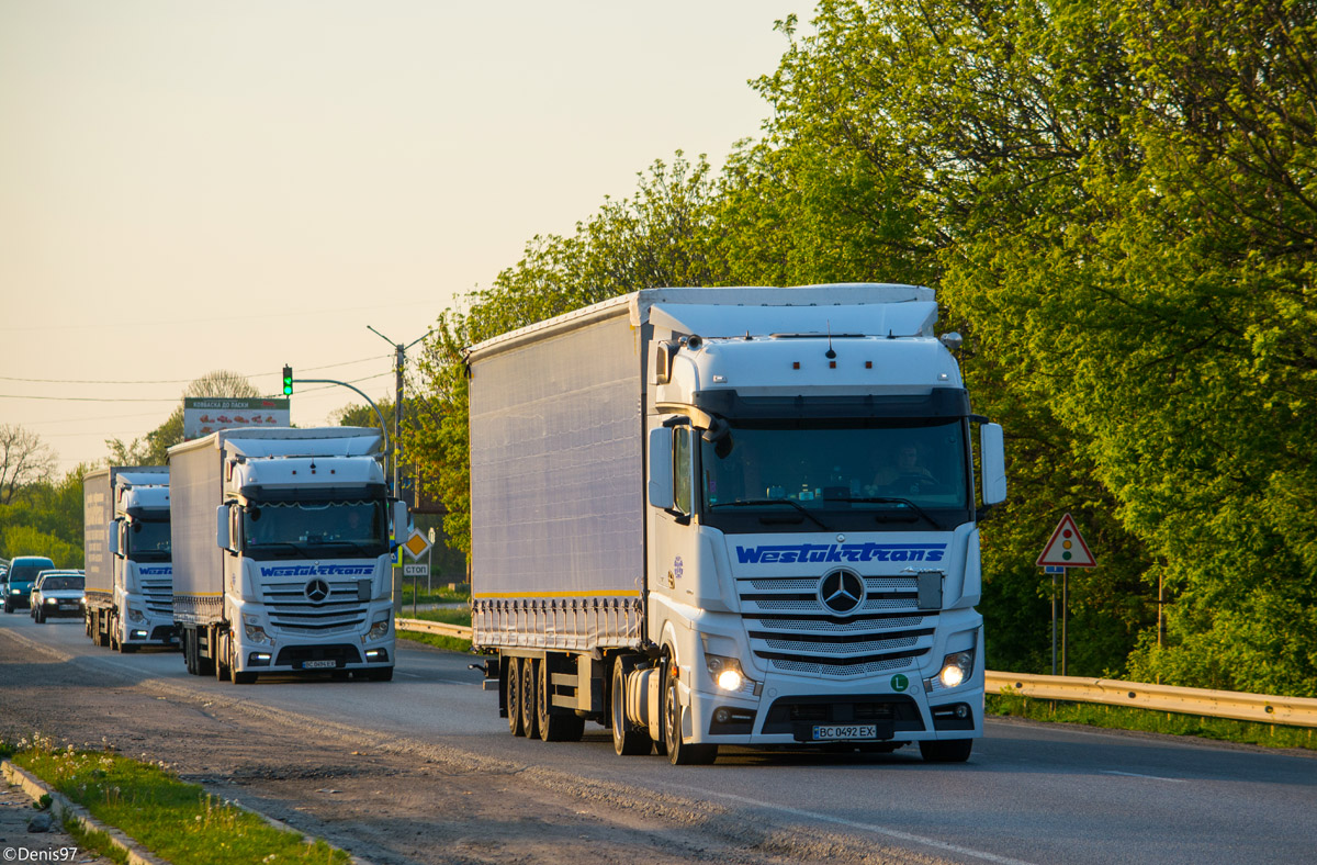 Львовская область, № ВС 0492 ЕХ — Mercedes-Benz Actros ('2011) 1845