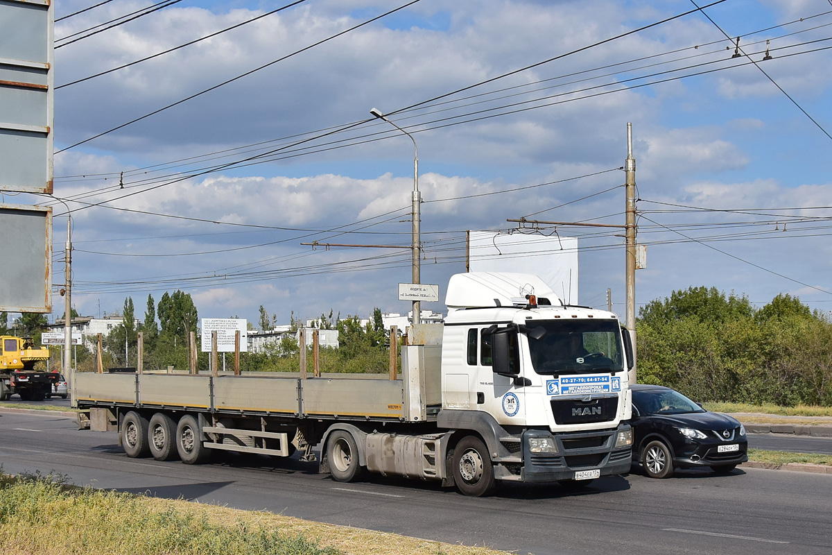 Волгоградская область, № В 404 ЕВ 134 — MAN TGS ('2007) 19.400