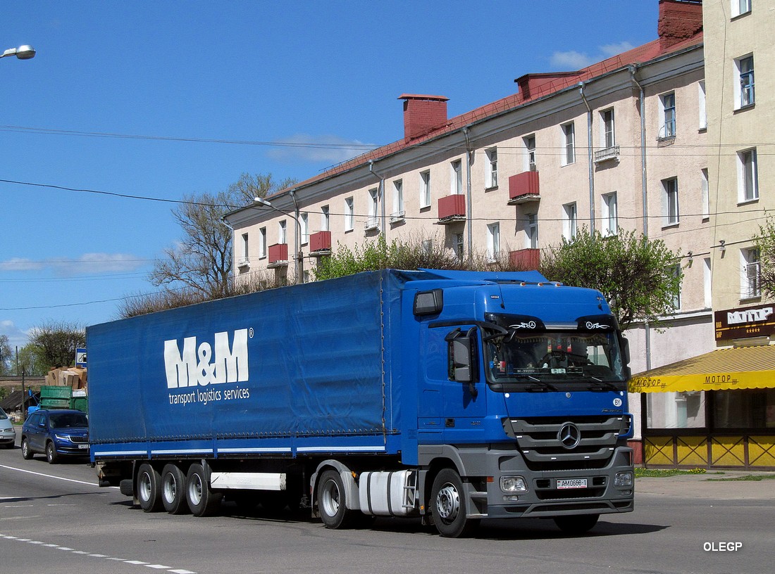 Брестская область, № АМ 0668-1 — Mercedes-Benz Actros ('2009) 1841