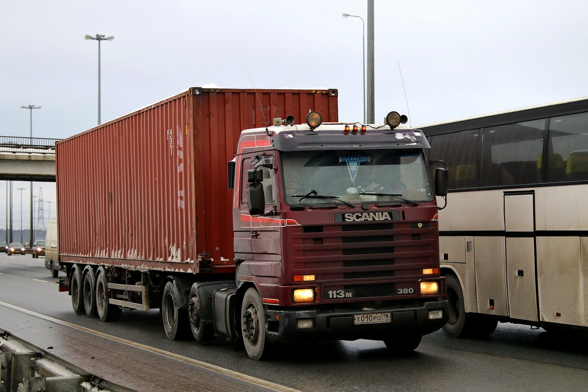 Санкт-Петербург, № Т 010 РО 78 — Scania (III) R113M