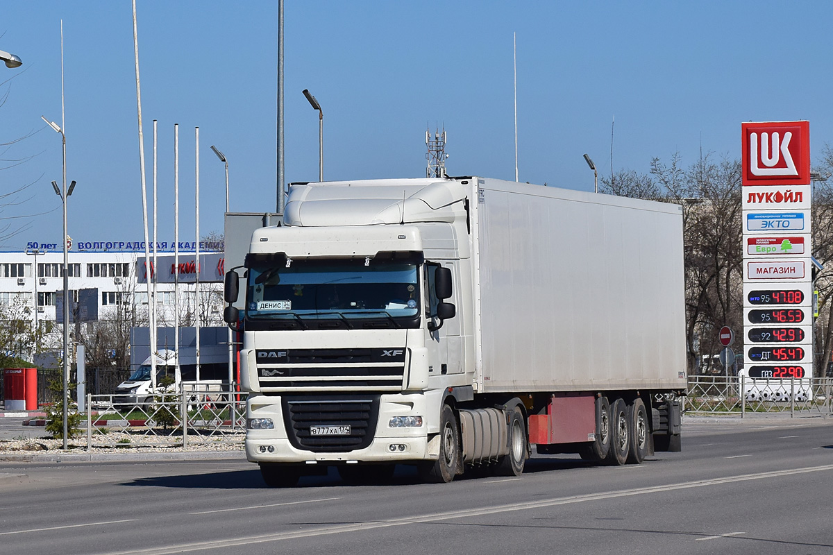 Волгоградская область, № В 777 ХА 134 — DAF XF105 FT