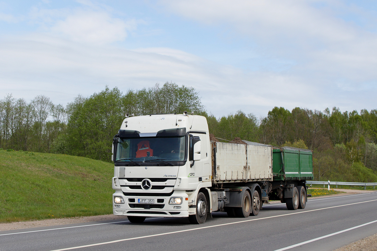 Литва, № JFF 351 — Mercedes-Benz Actros ('2009)